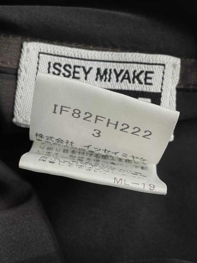 Issey Miyake Issey Miyake size:3 Black bamboo leaf pleated coat Size L / US 10 / IT 46 - 6 Thumbnail