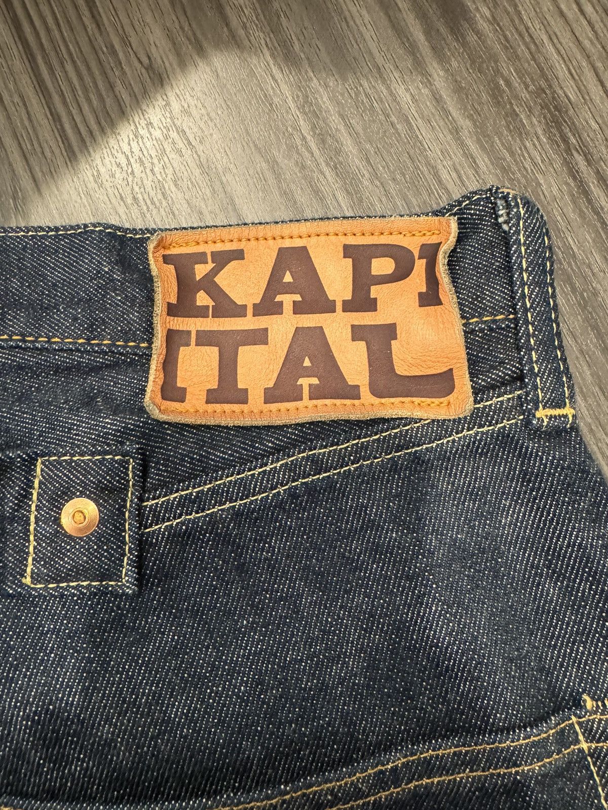 Kapital Kapital Bone Embroidered Denim Pants Indigo Size US 32 / EU 48 - 3 Thumbnail