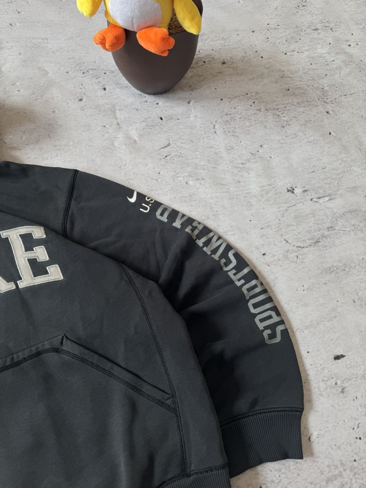 Nike × Vintage NIKE VINTAGE 00s y2k OVERSIZE BAGGY ZIP HOODIE CENTER LOGO Size US L / EU 52-54 / 3 - 4 Thumbnail