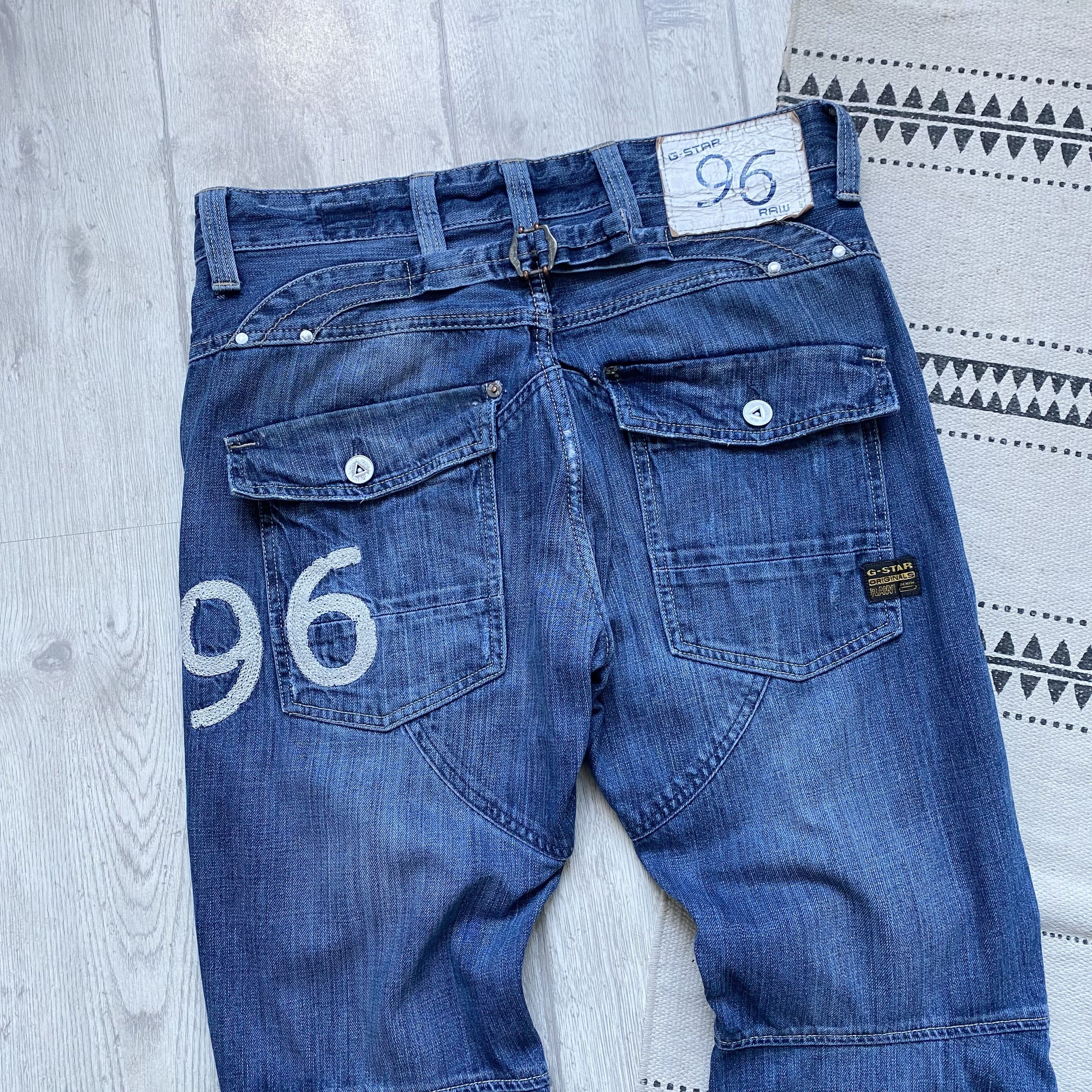 G-Star 👖Vintage 96 G-Star Raw denim Y2K Biker jeans Diesel Size US 32 / EU 48 - 2 Thumbnail