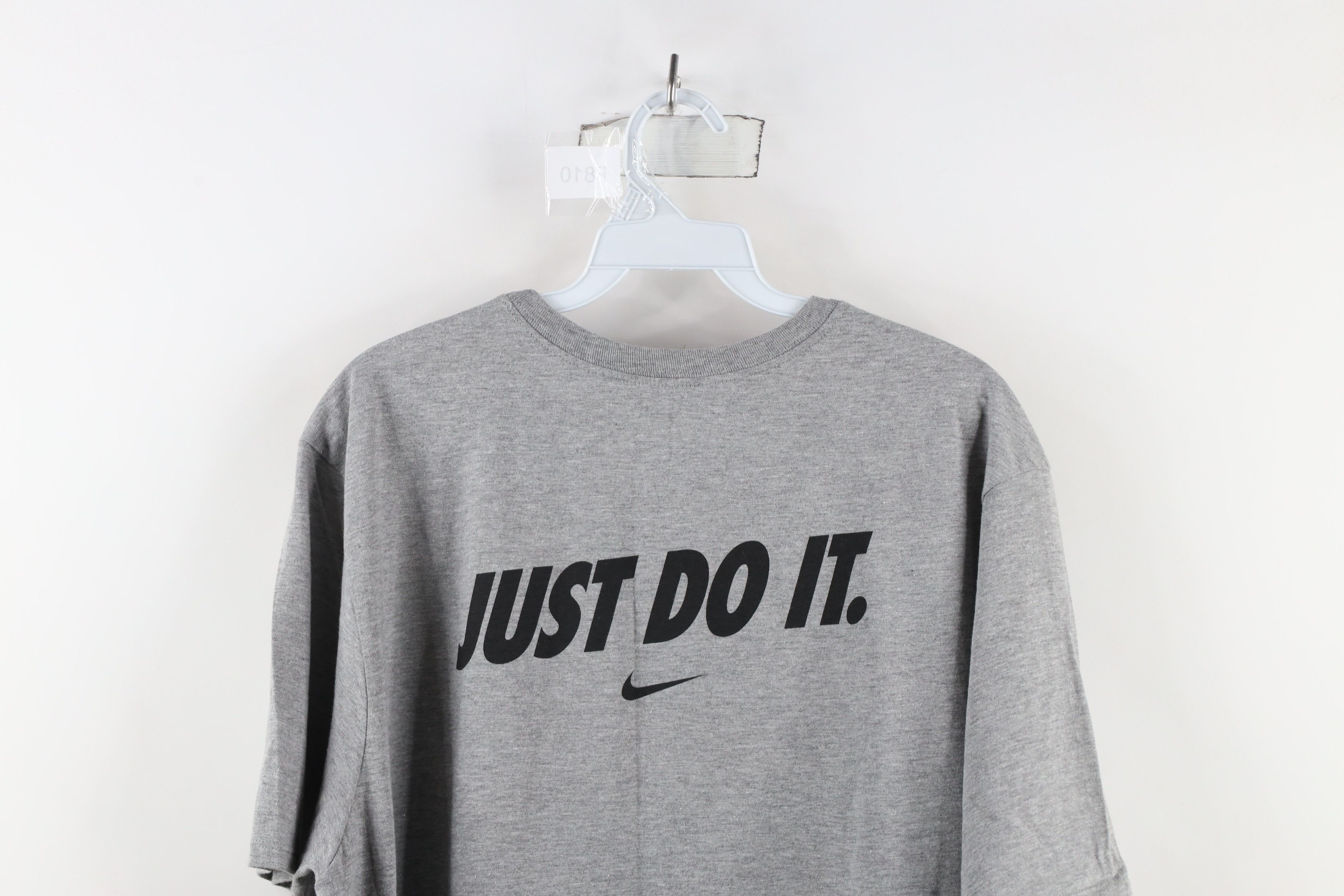 Nike × Vintage Nike Out Big Swoosh Purdue University Football T-Shirt Gray Size US XL / EU 56 / 4 - 6 Thumbnail