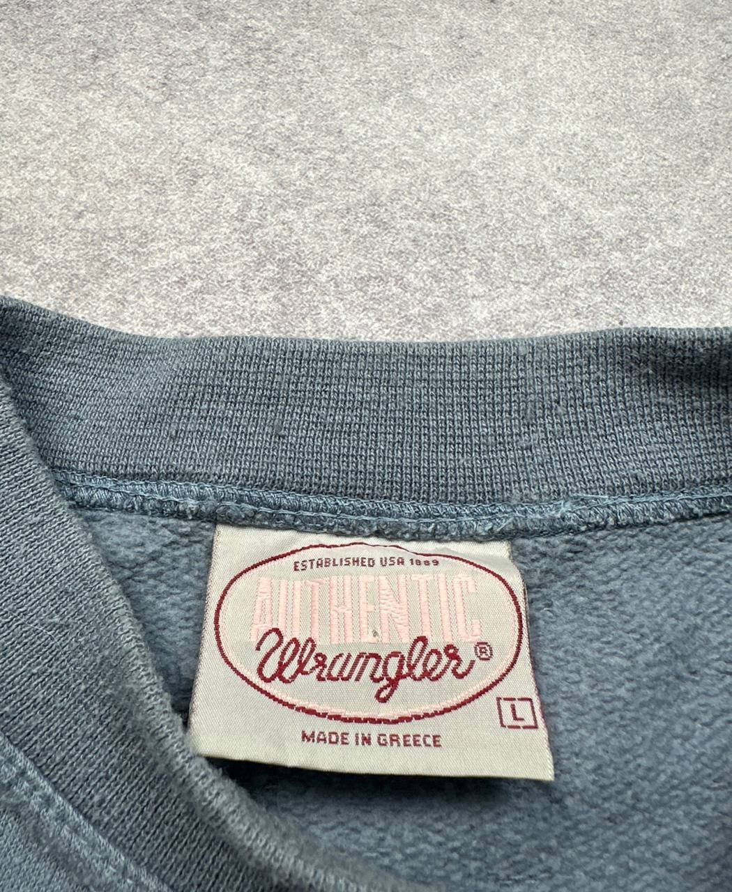 Wrangler Vintage Wrangler Sweatshirt, Size L – Classic Western Herit Size US L / EU 52-54 / 3 - 4 Thumbnail