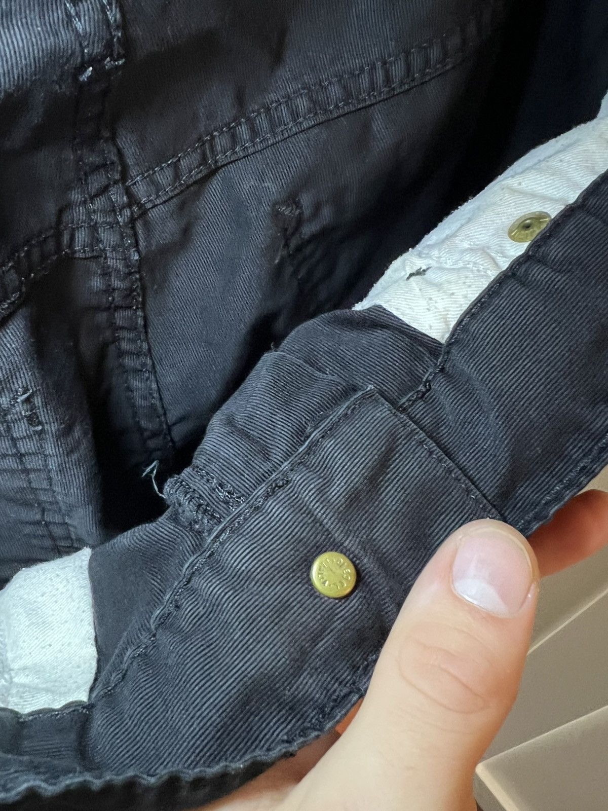 Diesel Vintage Diesel made in Italy micro corduroy straight pants Size US 31 - 15 Thumbnail