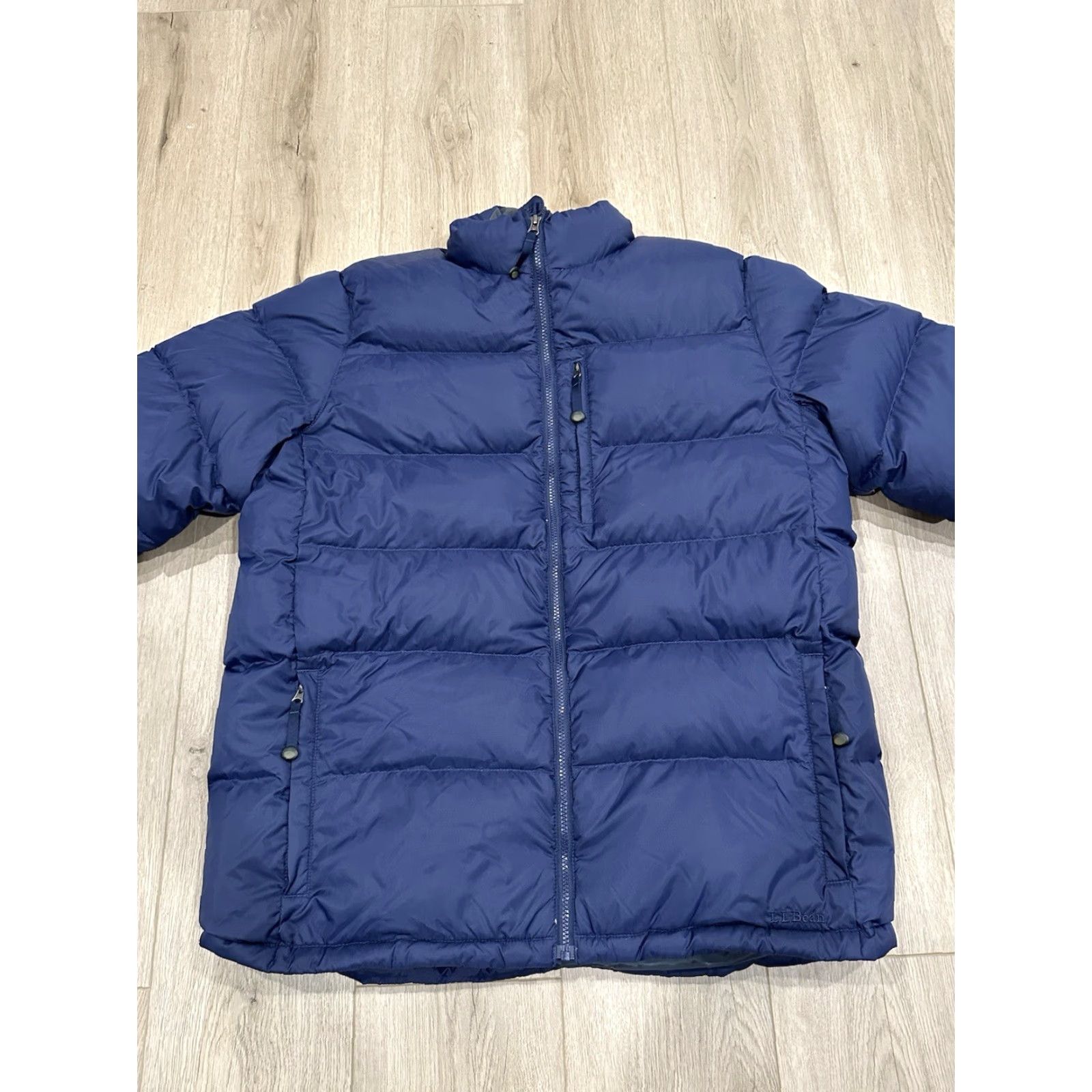 Vintage VINTAGE L.L.Bean Puffer Jacket Coat XL Men Blue Down Nylon Regular Size XL Puffer Jacket Mens Blue Down Coat Size US XL / EU 56 / 4 - 3 Thumbnail