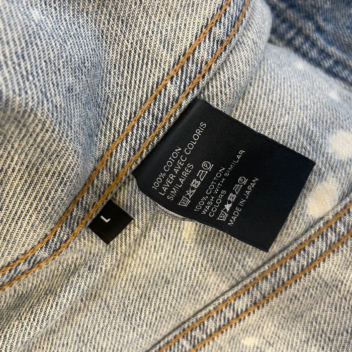 Celine Celine bleached denim jacket | Grailed