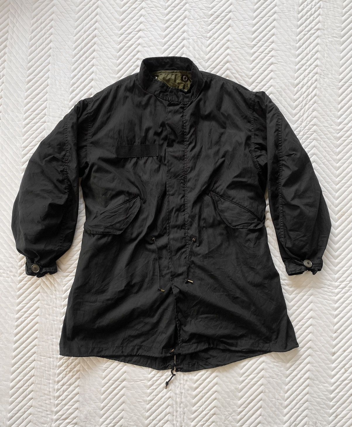 image of USAF x USMC Vintage 70's Us Army Type-M51 Parka in Black, Men's (Size 2XL)