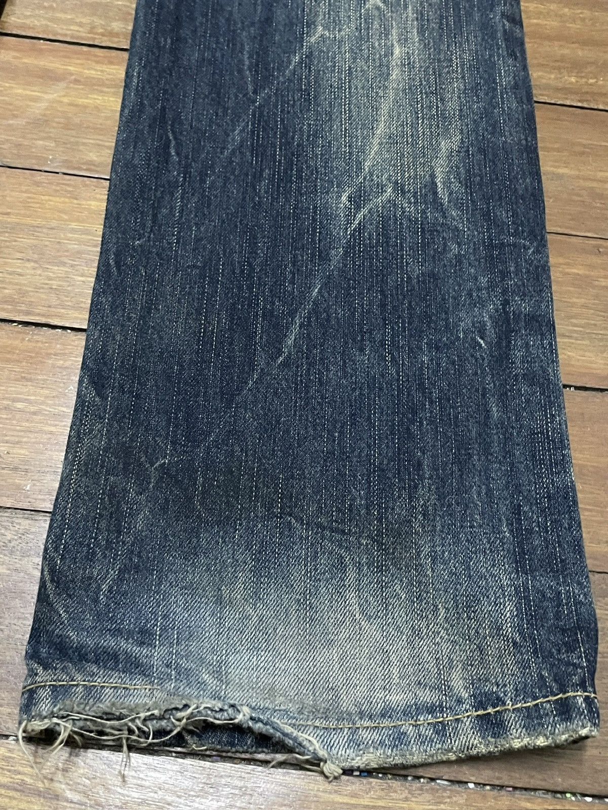 14th Addiction Very Rare Design Vintage Brand Xfrm Flash Flared Jeans 1990s Size US 30 / EU 46 - 8 Thumbnail
