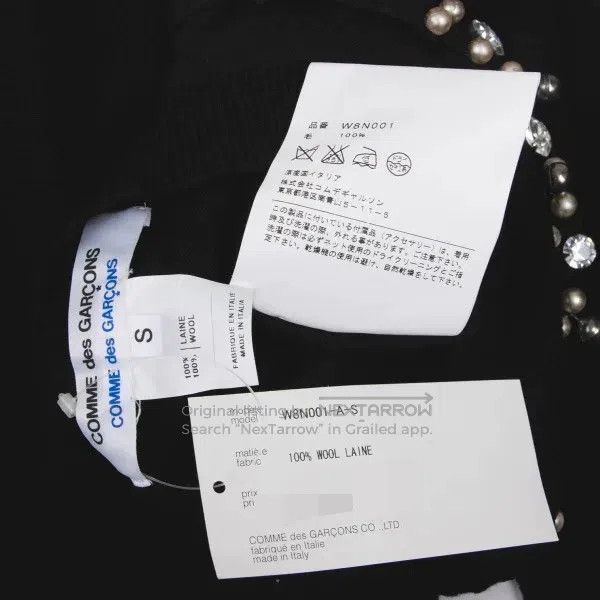 Comme des Garcons Comme Des Garcons Black vintage sequin design sense sweate Size S / US 4 / IT 40 - 9 Thumbnail