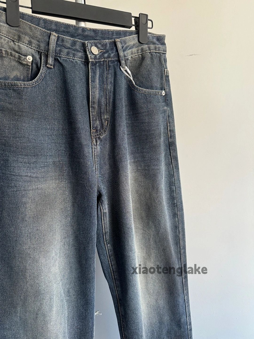 Jean × Vintage washed faded stain skate hiphop baggy jeans Size US 32 / EU 48 - 7 Thumbnail