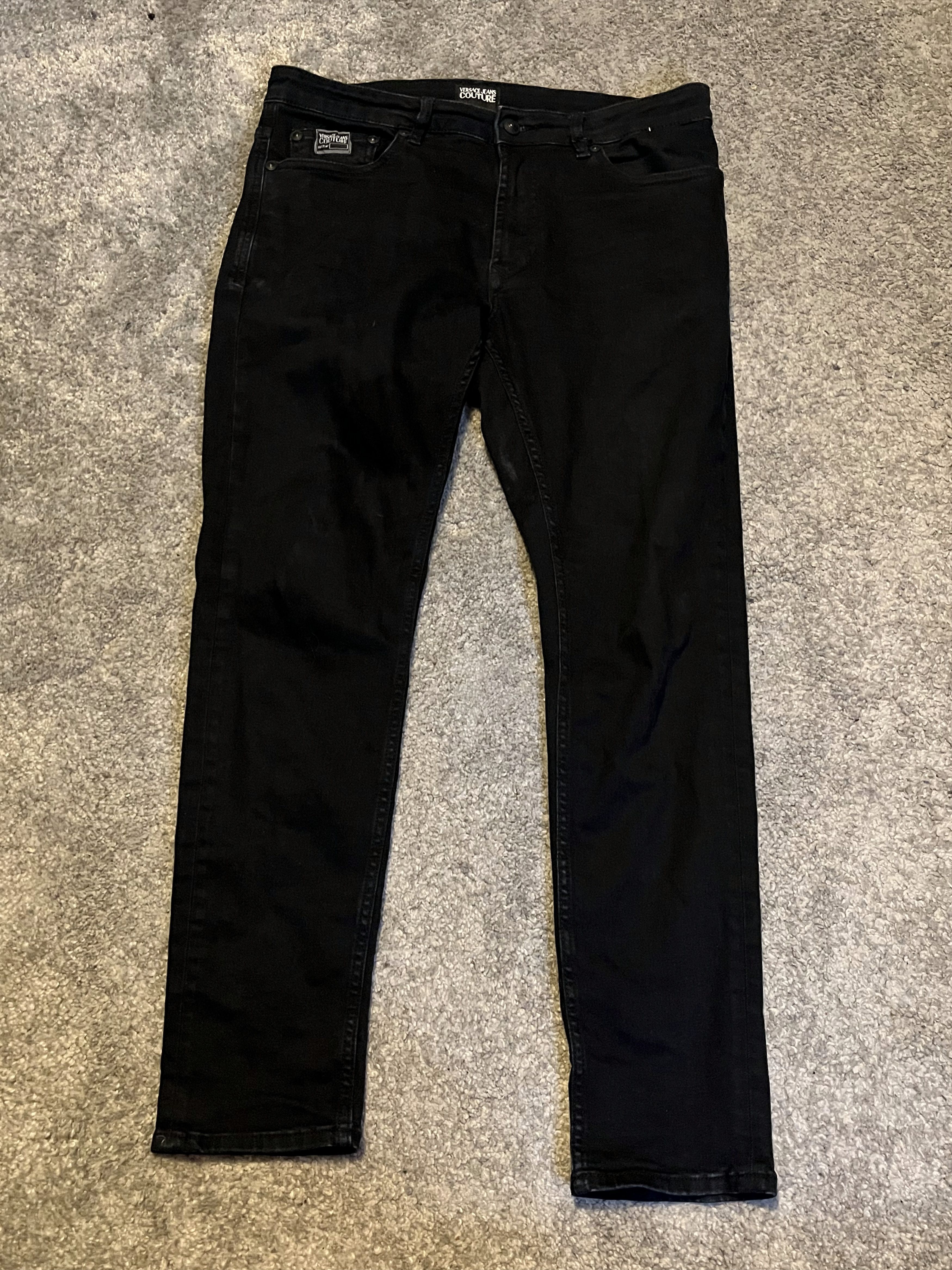 Versace Jeans Couture Versace Couture Patch Slim Fit Jeans Size US 33 - 1 Thumbnail