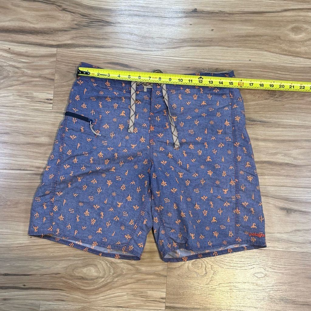 Patagonia Patagonia Men’s 30 Blue Print Board Shorts Size US 26 / EU 42 - 3 Thumbnail