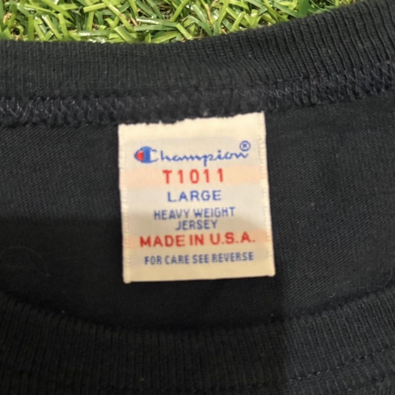 Champion Vintage 90s Blank Champion Long Sleeve - Made in USA Size US L / EU 52-54 / 3 - 5 Thumbnail