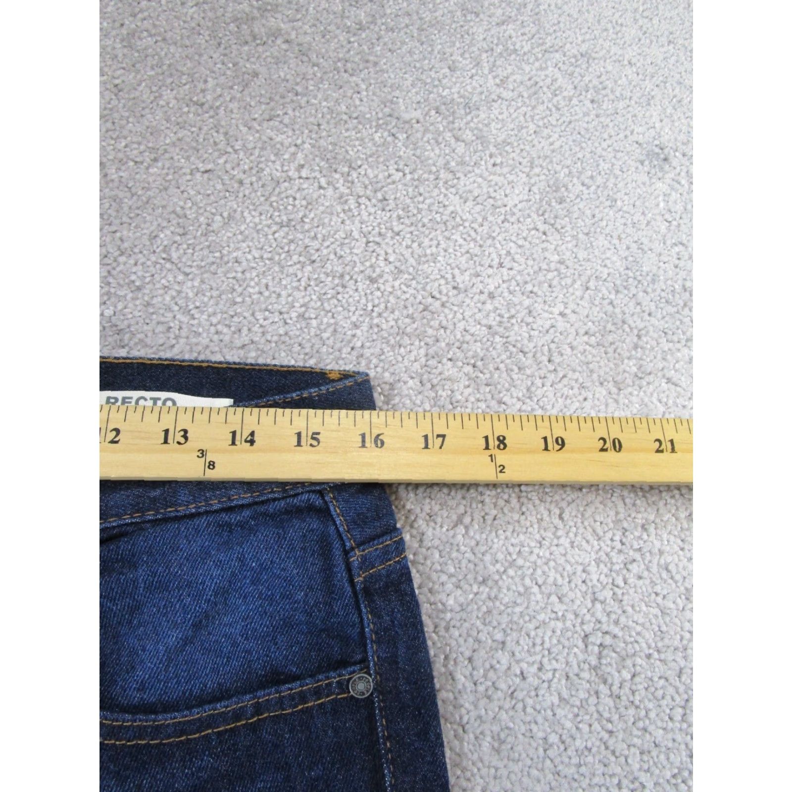 Vintage People Concept Jeans Mens 30 Recto Dark Wash Denim Shirt? Size US 30 / EU 46 - 7 Thumbnail
