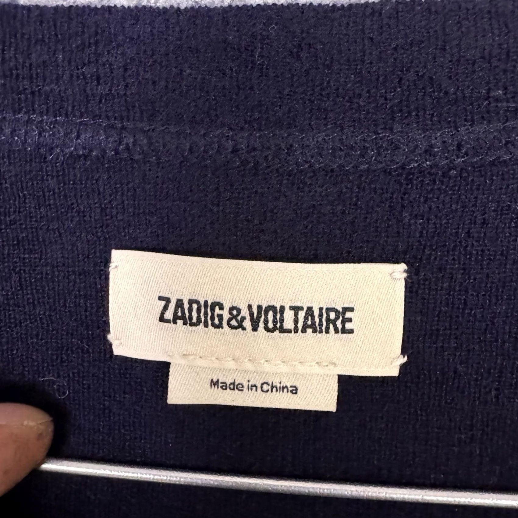 Zadig & Voltaire VINTAGE Zadig Voltaire Sweater Womens XL Henley Jumper Pullover Wool Cashmere Top Size XL / US 12-14 / IT 48-50 - 5 Thumbnail