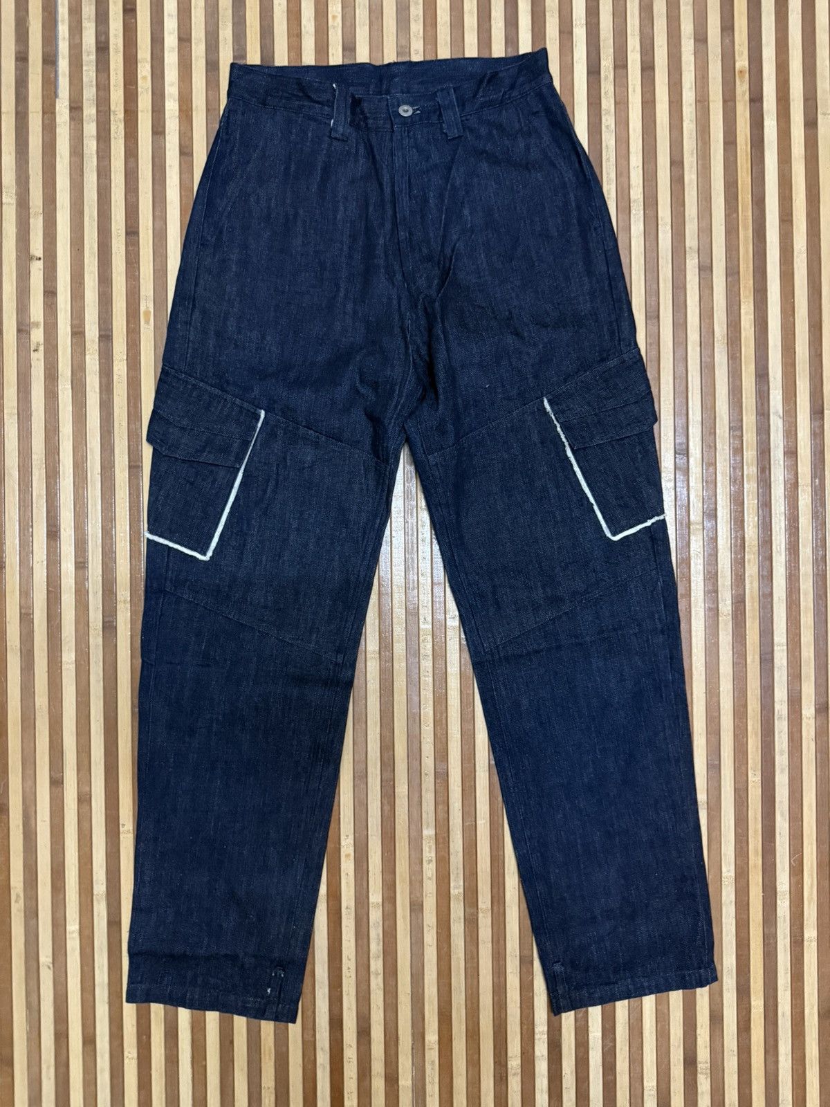 Japanese Brand Japanese Brand Denim Cargo Pants / Streetwear / W31x32 Size US 31 - 1 Thumbnail