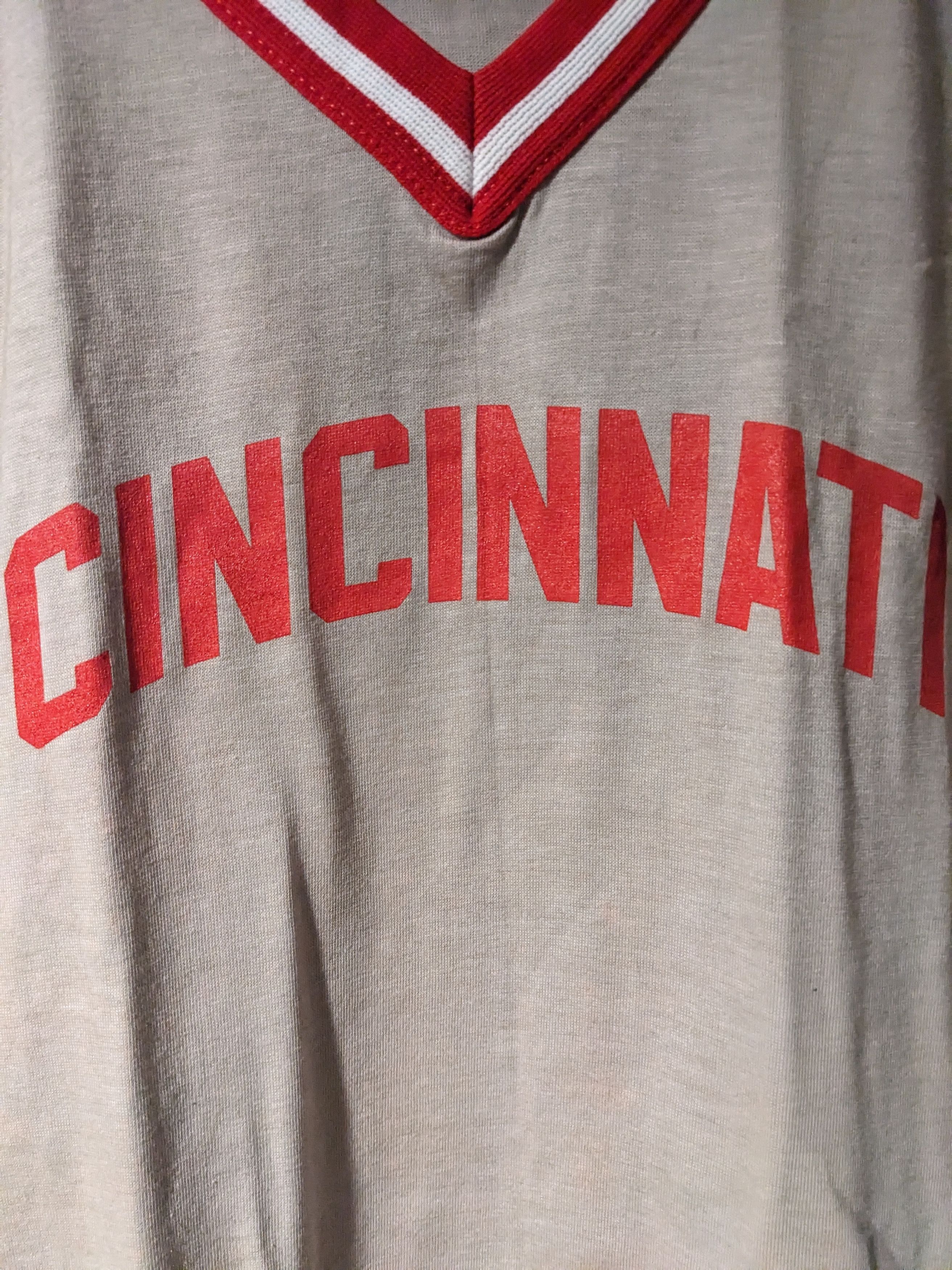 MLB × Vintage Vintage 80s Cincinnati Reds Rawlings YOUTH X-Large T-Shirt Size US XL / EU 56 / 4 - 2 Thumbnail