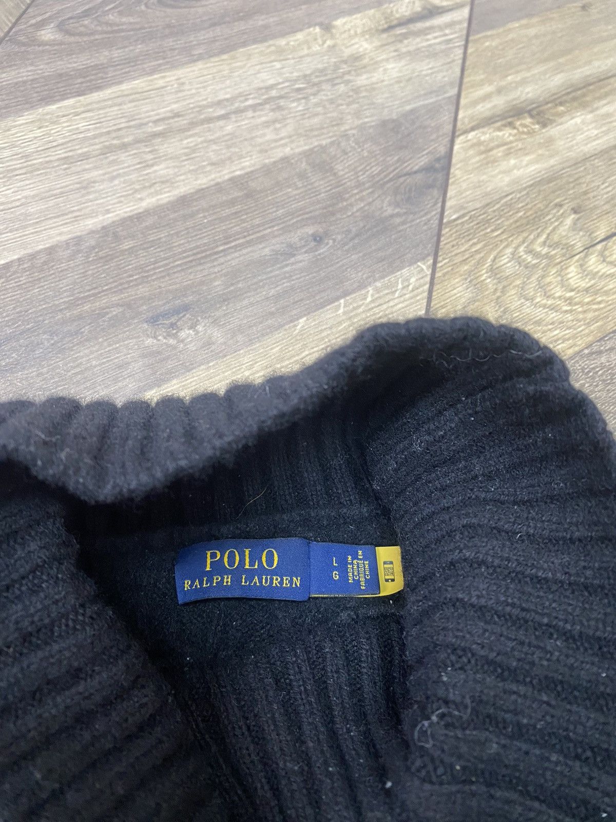 Polo Ralph Lauren × Vintage Vintage Polo Ralph Lauren Wool & Cashmere Cable Knit Dress Size L / US 10 / IT 46 - 10 Thumbnail