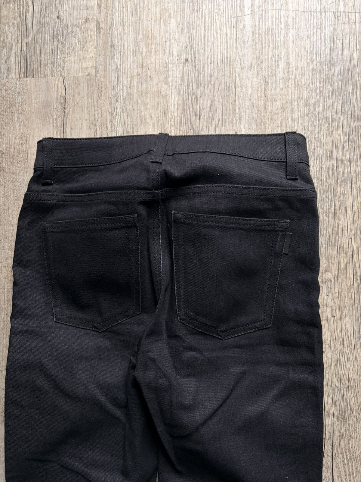 Saint Laurent Paris Saint Laurent d05 high waist black denim pants Size 26" / US 2 / IT 38 - 4 Thumbnail