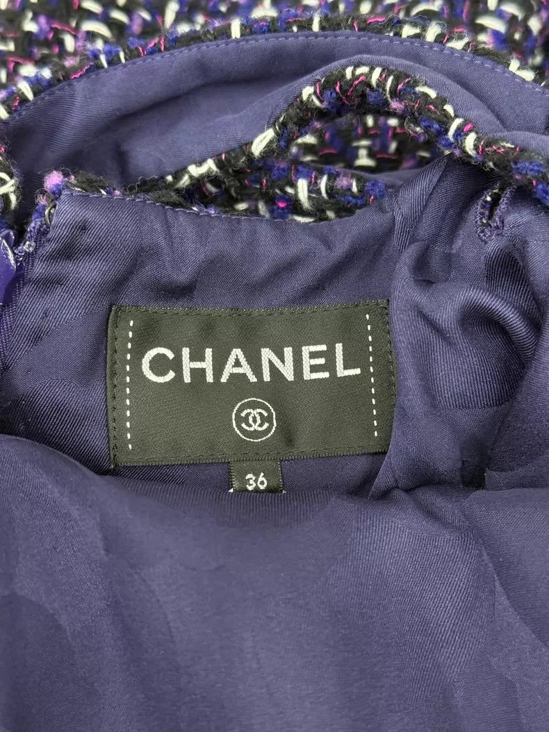 Chanel Chanel Tweed braided dress Size XS / US 0-2 / IT 36-38 - 4 Thumbnail