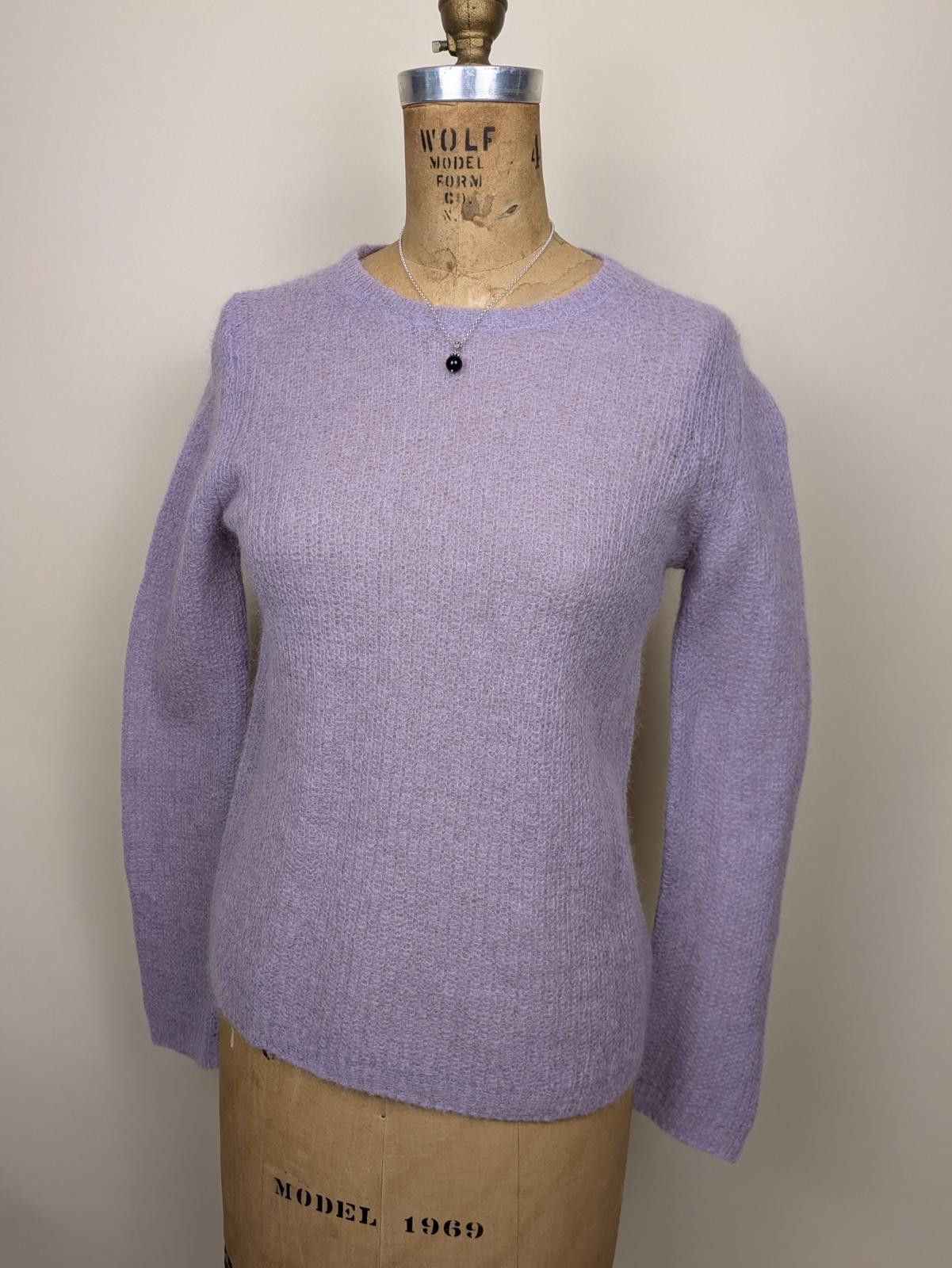 Vince vince lilac wool alpaca mohair sweater Size S / US 4 / IT 40 - 1 Thumbnail