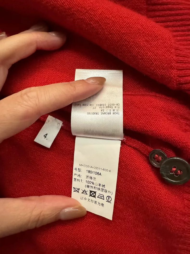 Thom Browne THOM BROWNE4Cashmere cardigan 2502-Nextarrow Size XL / US 12-14 / IT 48-50 - 7 Thumbnail