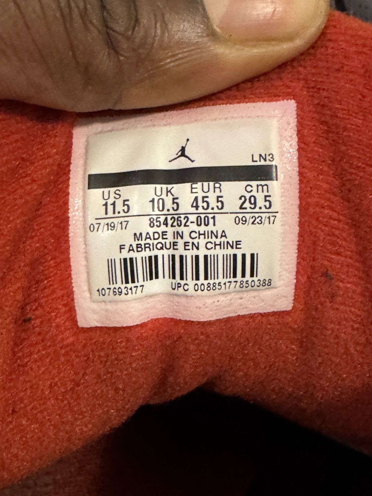 Jordan Brand × Nike Air Jordan 3 Retro ‘Cement’ 2017 Size US 11.5 / EU 44-45 - 10 Thumbnail