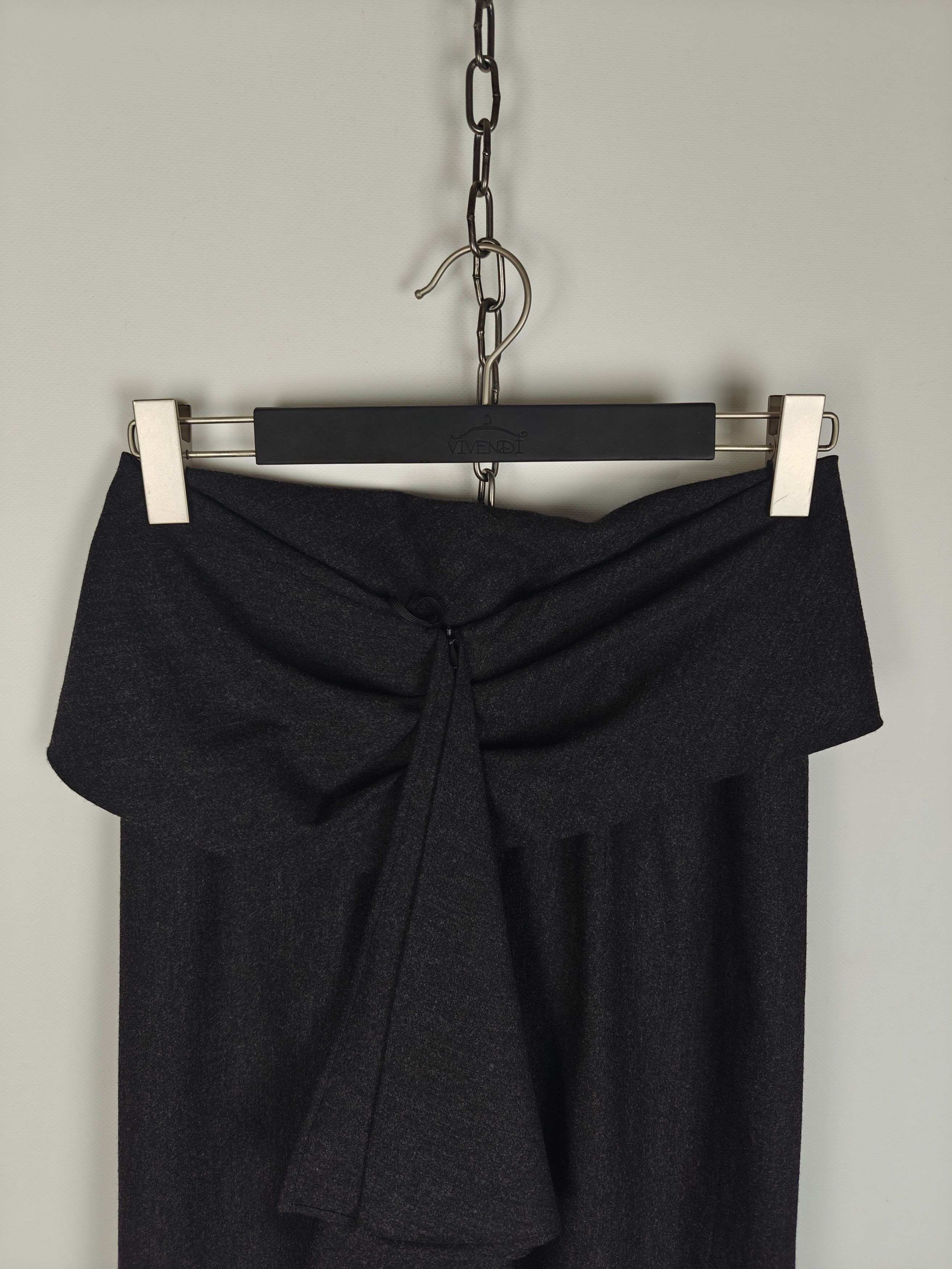 Max Mara Max Mara Gray Skirt size US8 Size 30" / US 8 / IT 44 - 2 Thumbnail