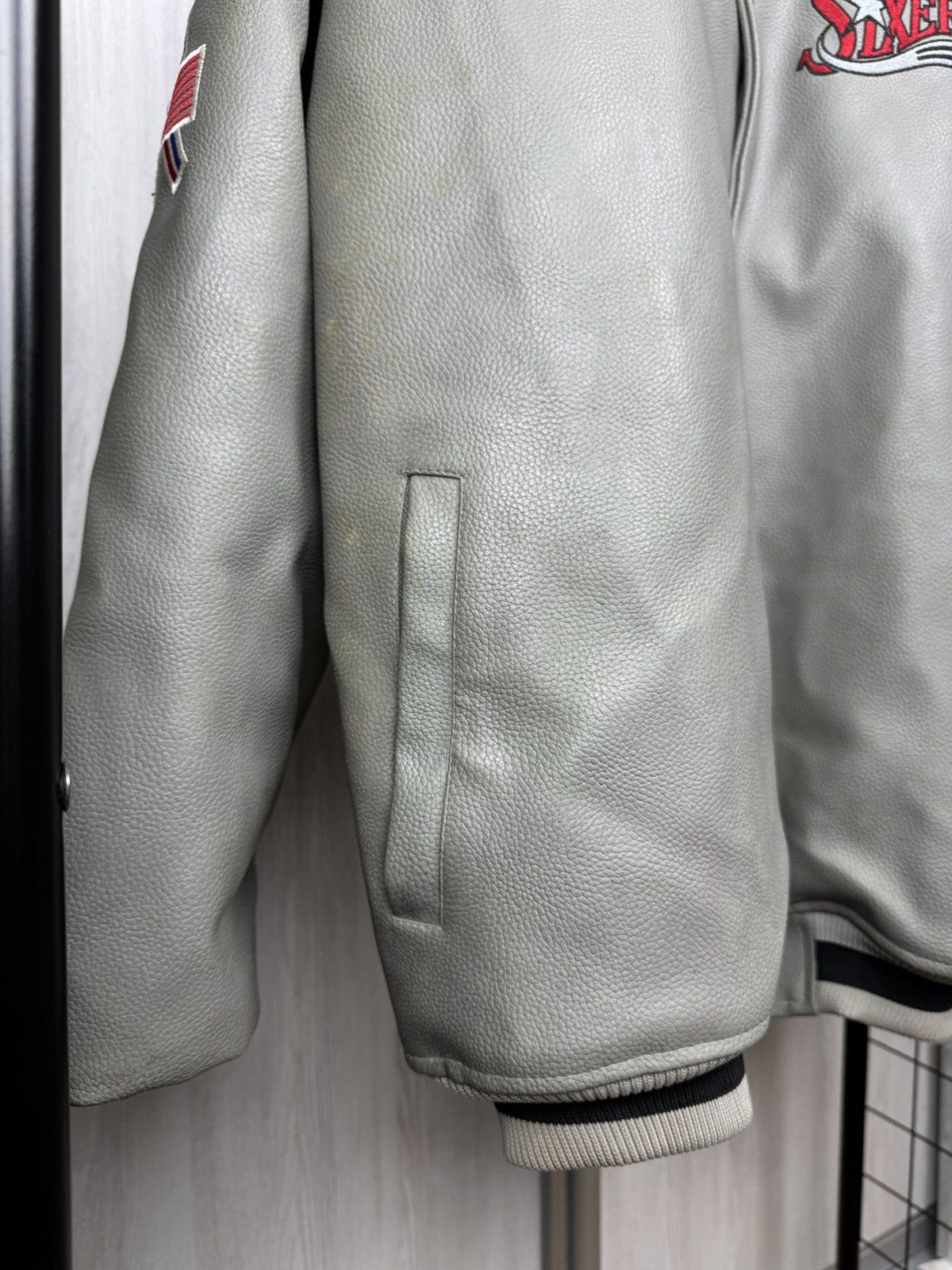 NBA Hardwood Classics vintage leatherette varsity bomber jacket Size US XXL / EU 58 / 5 - 8 Thumbnail