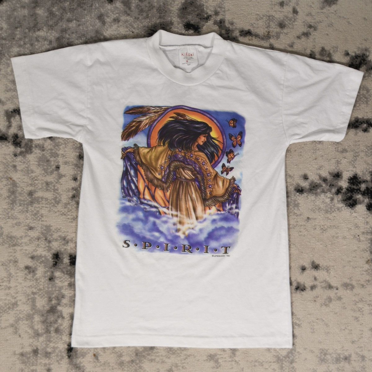Vintage Vintage Spirit Western Indigenous Print T-Shirt Size US S / EU 44-46 / 1 - 1 Thumbnail