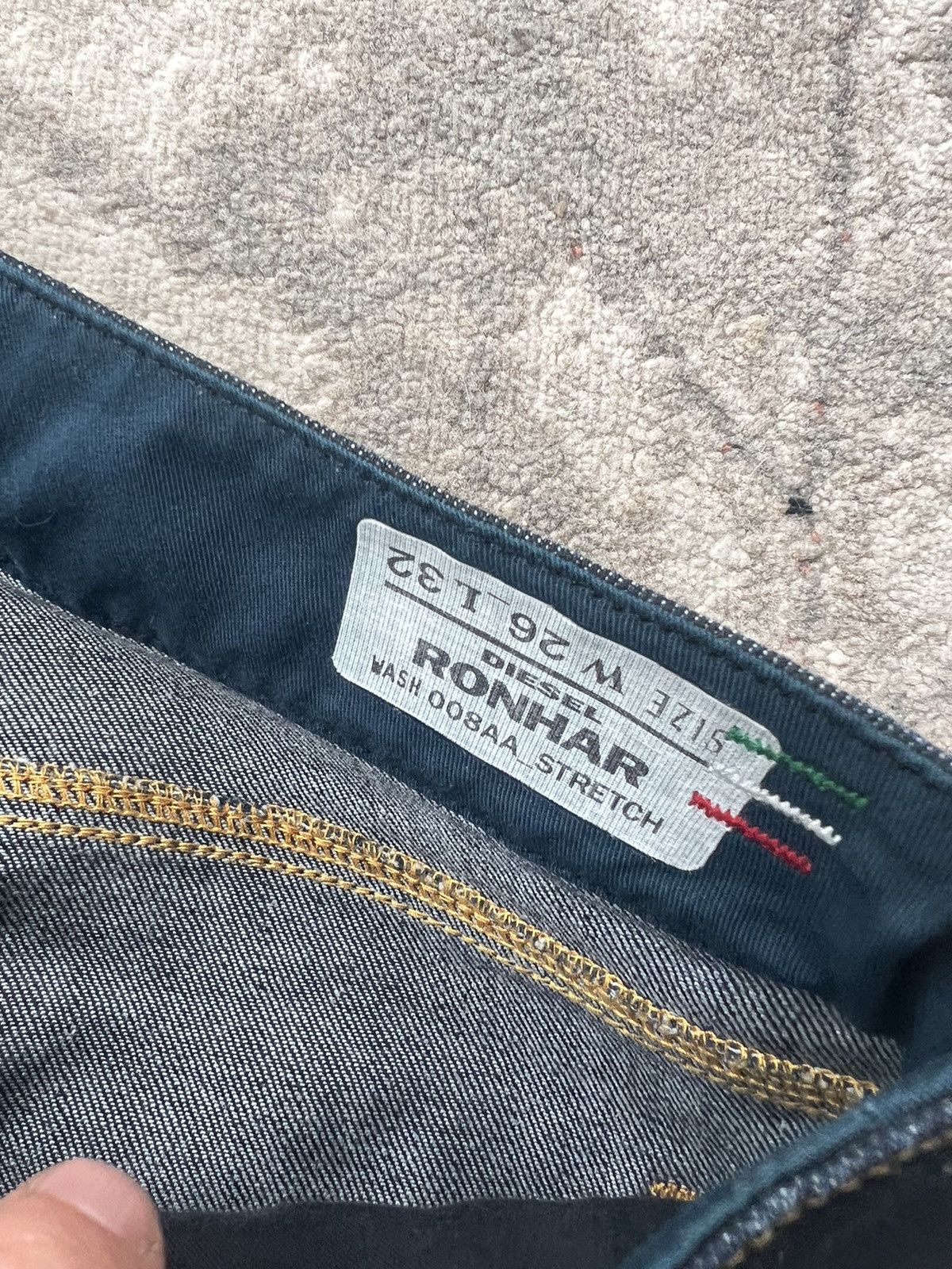 Diesel Y2K Diesel Denim Pants Size 26" / US 2 / IT 38 - 3 Thumbnail