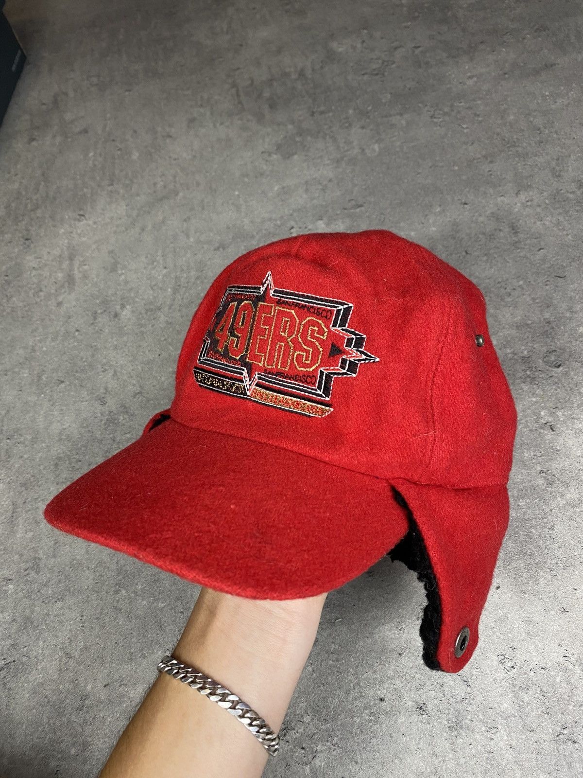 NFL !!!RARE!!! Cap 90’s NFL san Francisco 49ers baseball hockey Size ONE SIZE - 5 Thumbnail