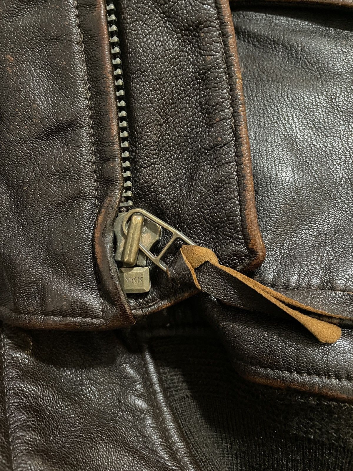 Cockpit USA US Navy Pilot G-1 Leather Flight Jacket The Cockpit Sz L Size US L / EU 52-54 / 3 - 10 Thumbnail