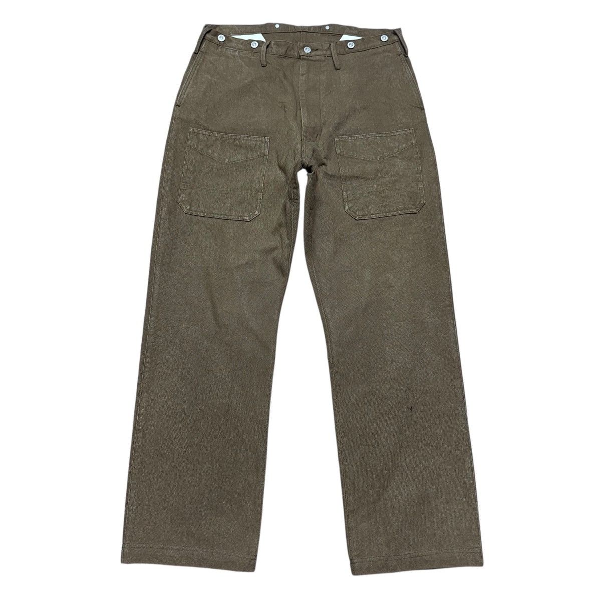 Vintage Willcox & Gibbs Duck Canvas Work Pants Size US 34 / EU 50 - 2 Thumbnail