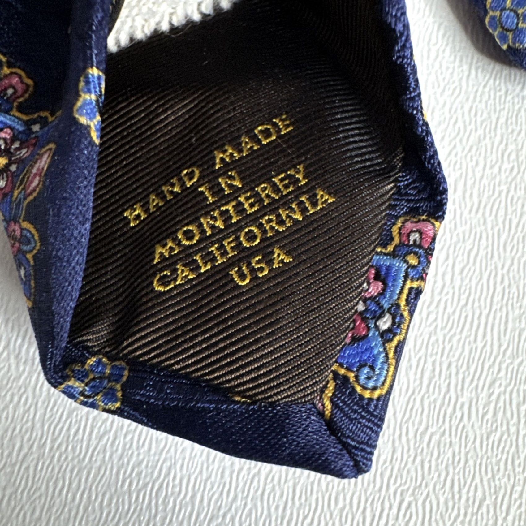 Robert Talbott Robert Talbott Tie Silk Multicolor Hand Sewn Designer Mens USA Best Of Class Dress Size ONE SIZE - 6 Thumbnail