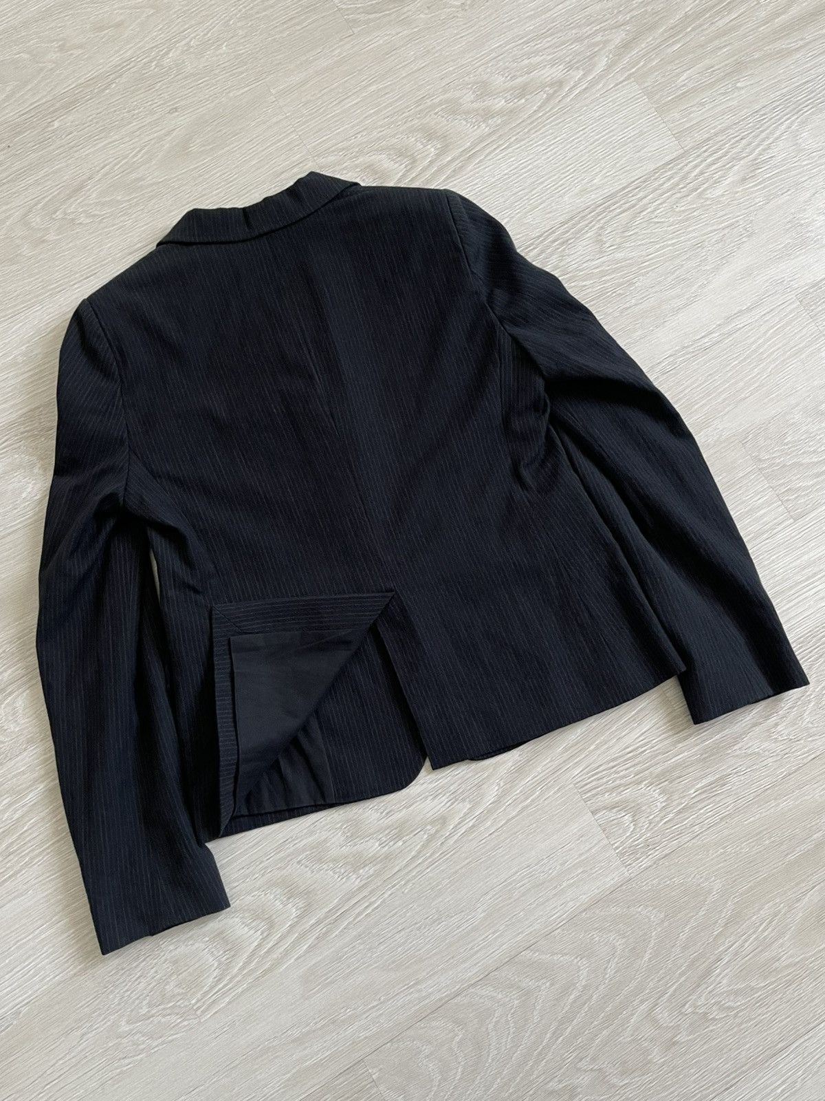 Marni Marni Black Wool Blend Women's Striped Blazer Jacket Archive Size M / US 6-8 / IT 42-44 - 8 Thumbnail