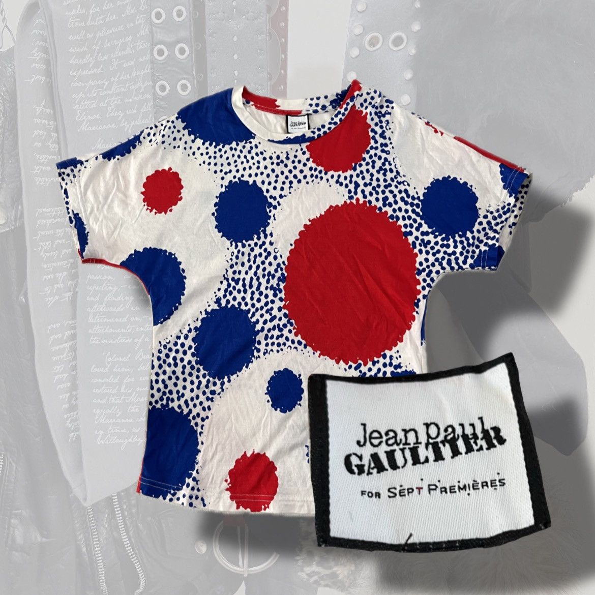 Jean Paul Gaultier × SEPT PREMIÈRES Scale pattern knit dress