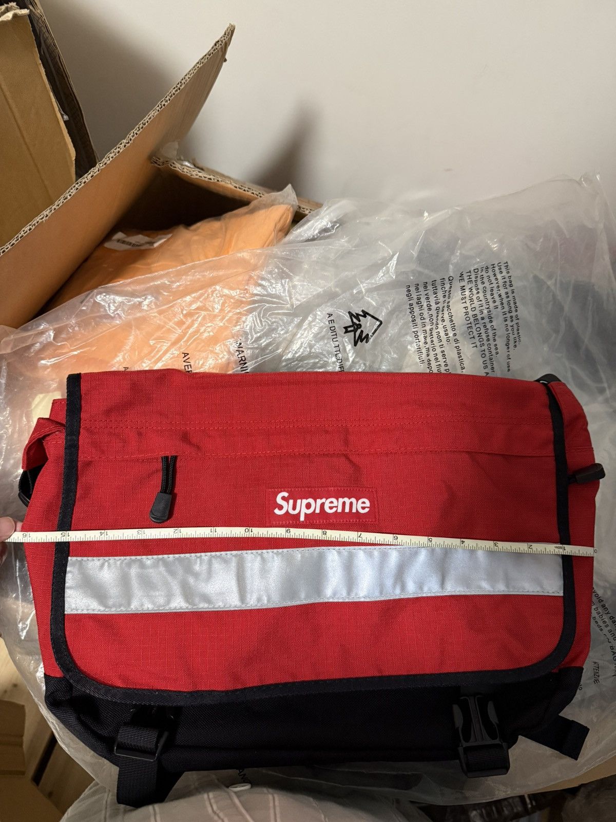 Supreme Supreme ss13 3m stripe shoulder message bag Size ONE SIZE - 3 Thumbnail