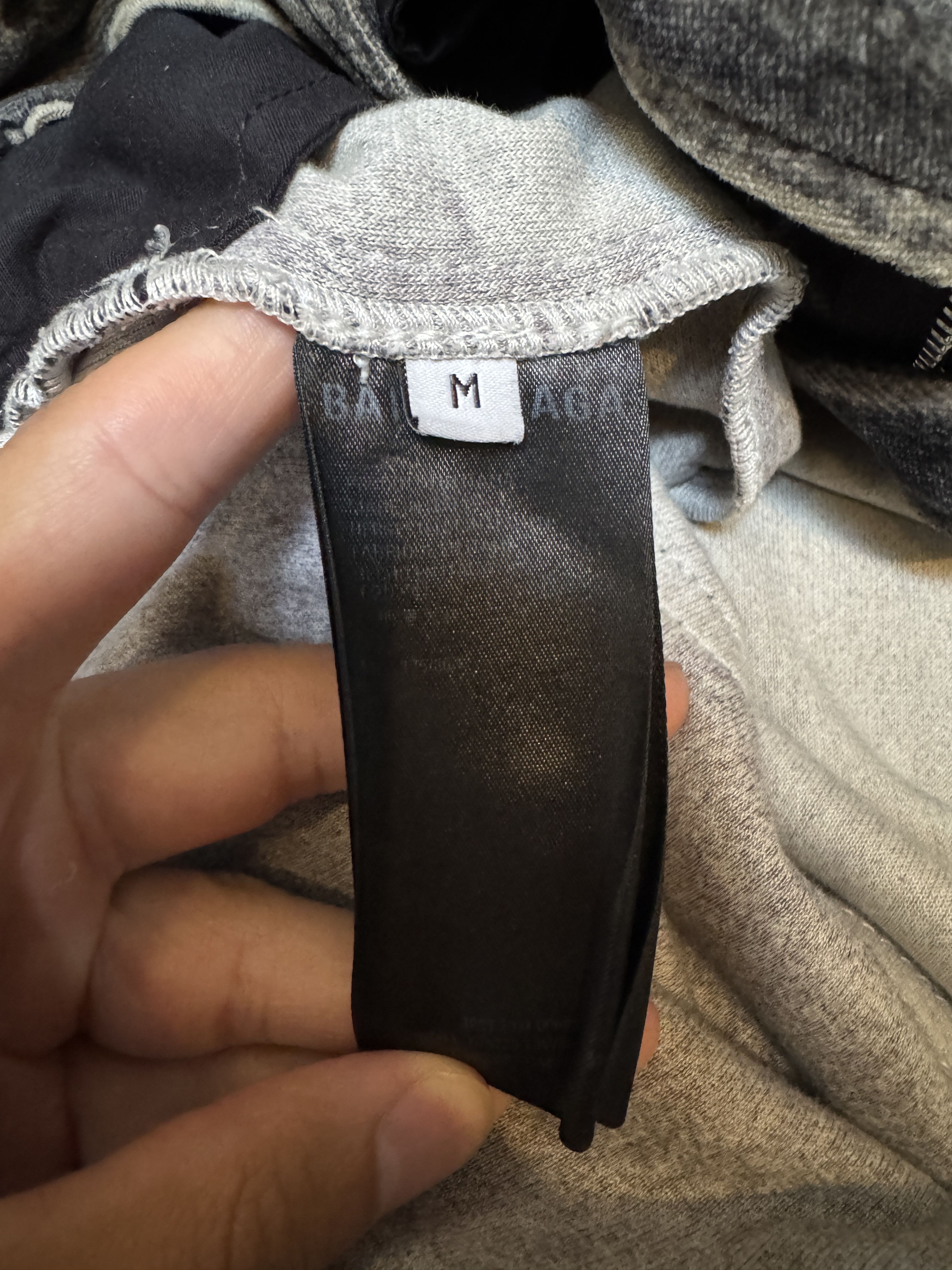 Balenciaga Balenciaga Trompe L'oeil Distressed Sweatpants Size US 32 / EU 48 - 10 Thumbnail