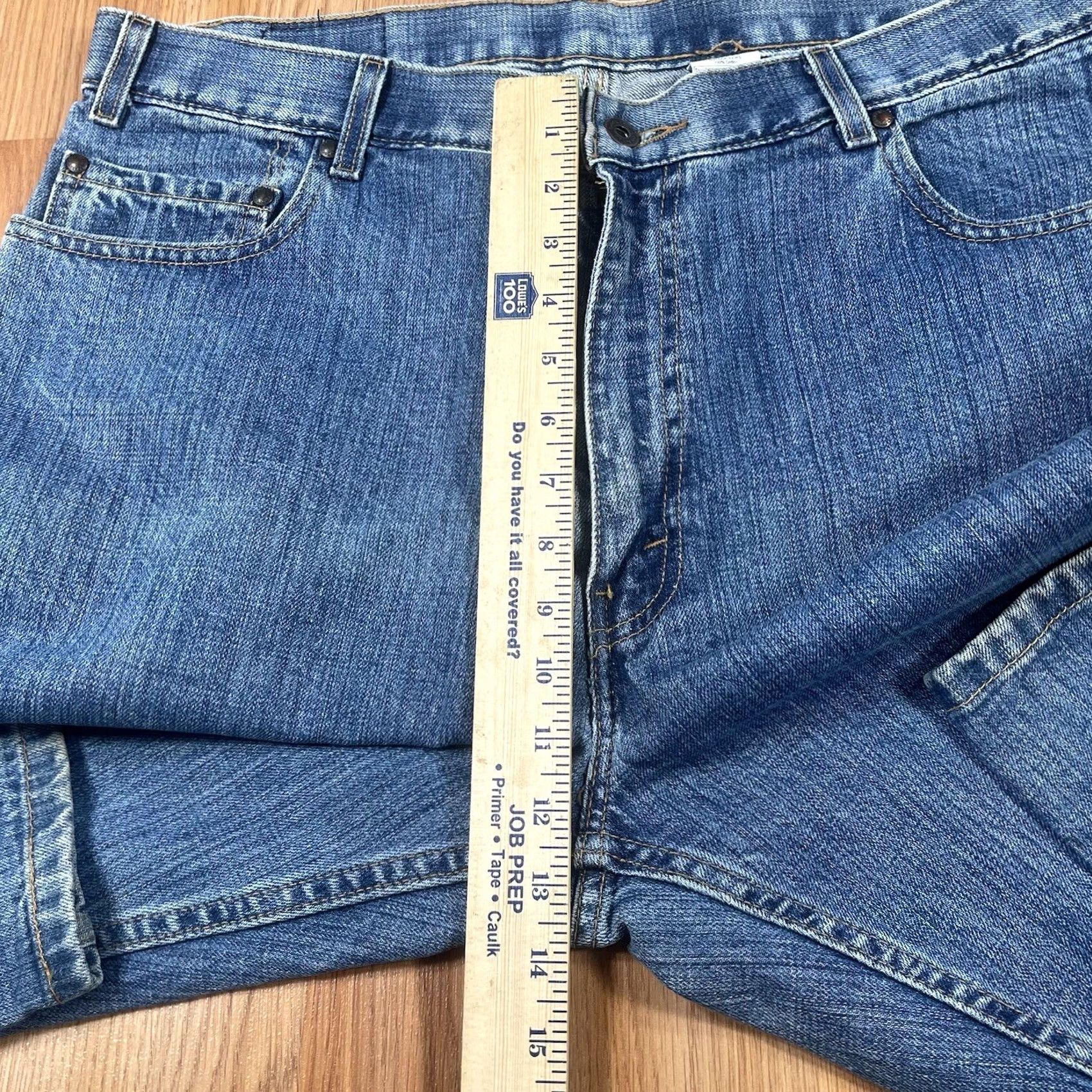 Dockers Dockers Jeans Mens 36)Wx30L Premium Straight Leg Blue Denim Pants 100% Cotton Jeans Mens Regular 36 Blue Denim Straight Pockets Womens? Size US 36 / EU 52 - 5 Thumbnail