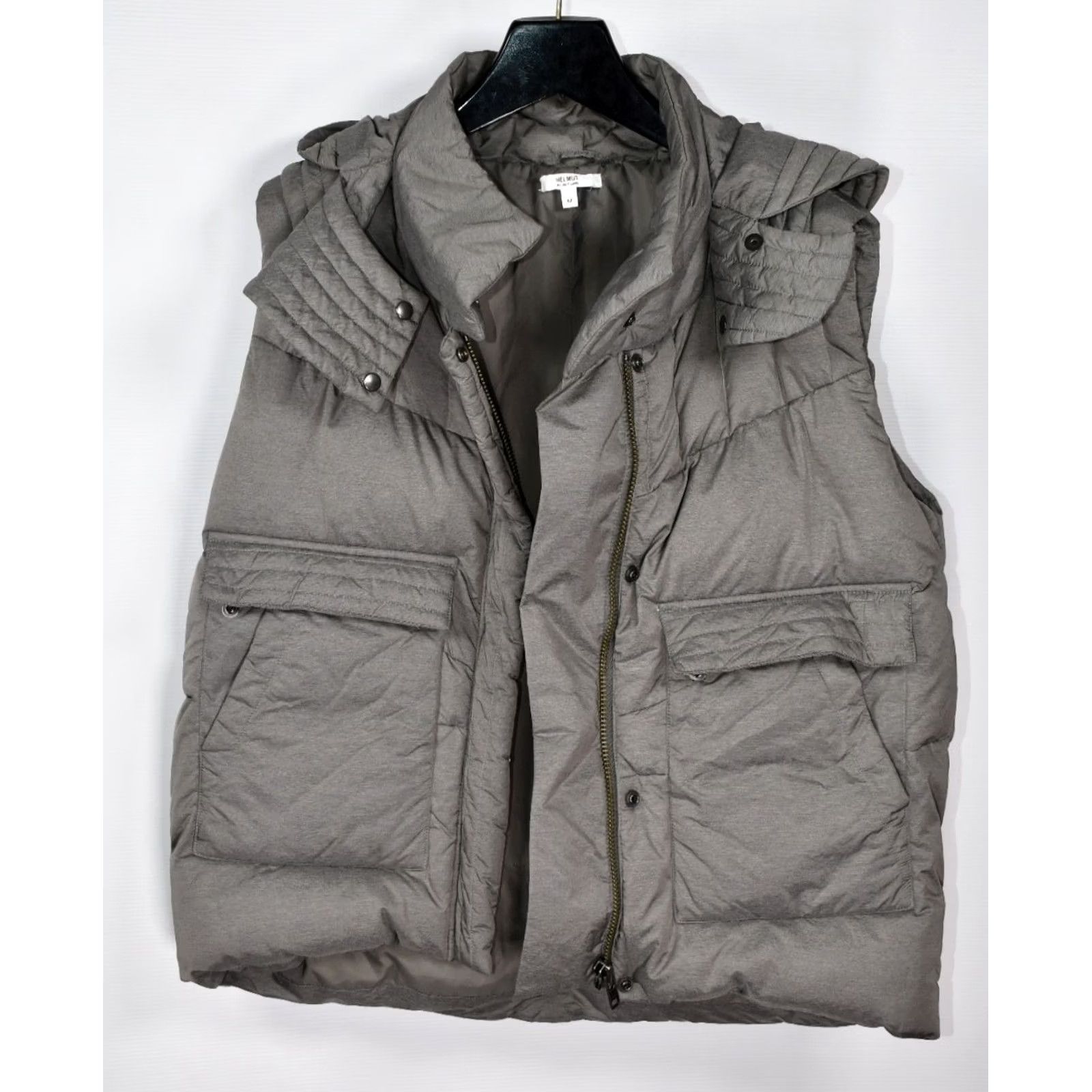 Helmut Lang HELMUT LANG Hooded Puffer Vest Women's M Gray Size M / US 6-8 / IT 42-44 - 3 Thumbnail