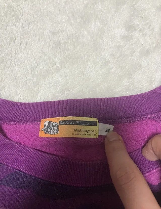 Bape 2005AW OG Bape Purple Long sleeve Size US XL / EU 56 / 4 - 3 Thumbnail