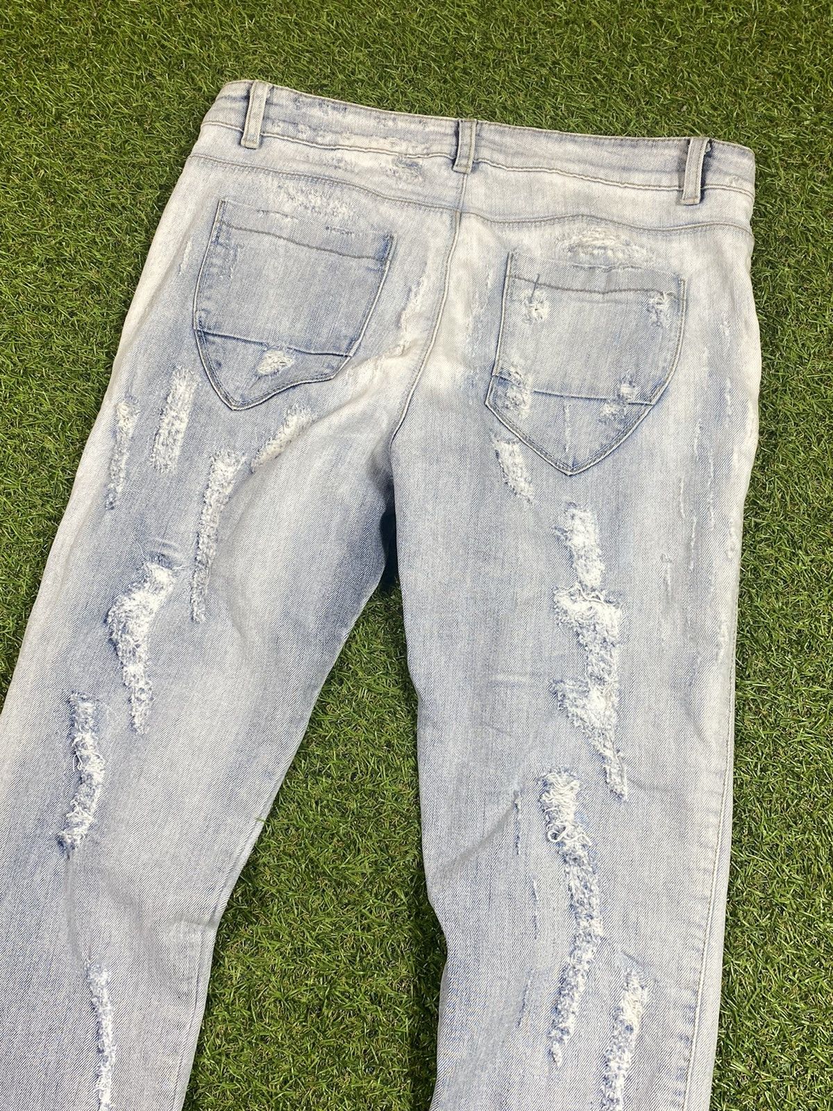 Vintage Vintage Y2K Japanese Distressed jeans streetwear style Size 28" / US 6 / IT 42 - 4 Thumbnail
