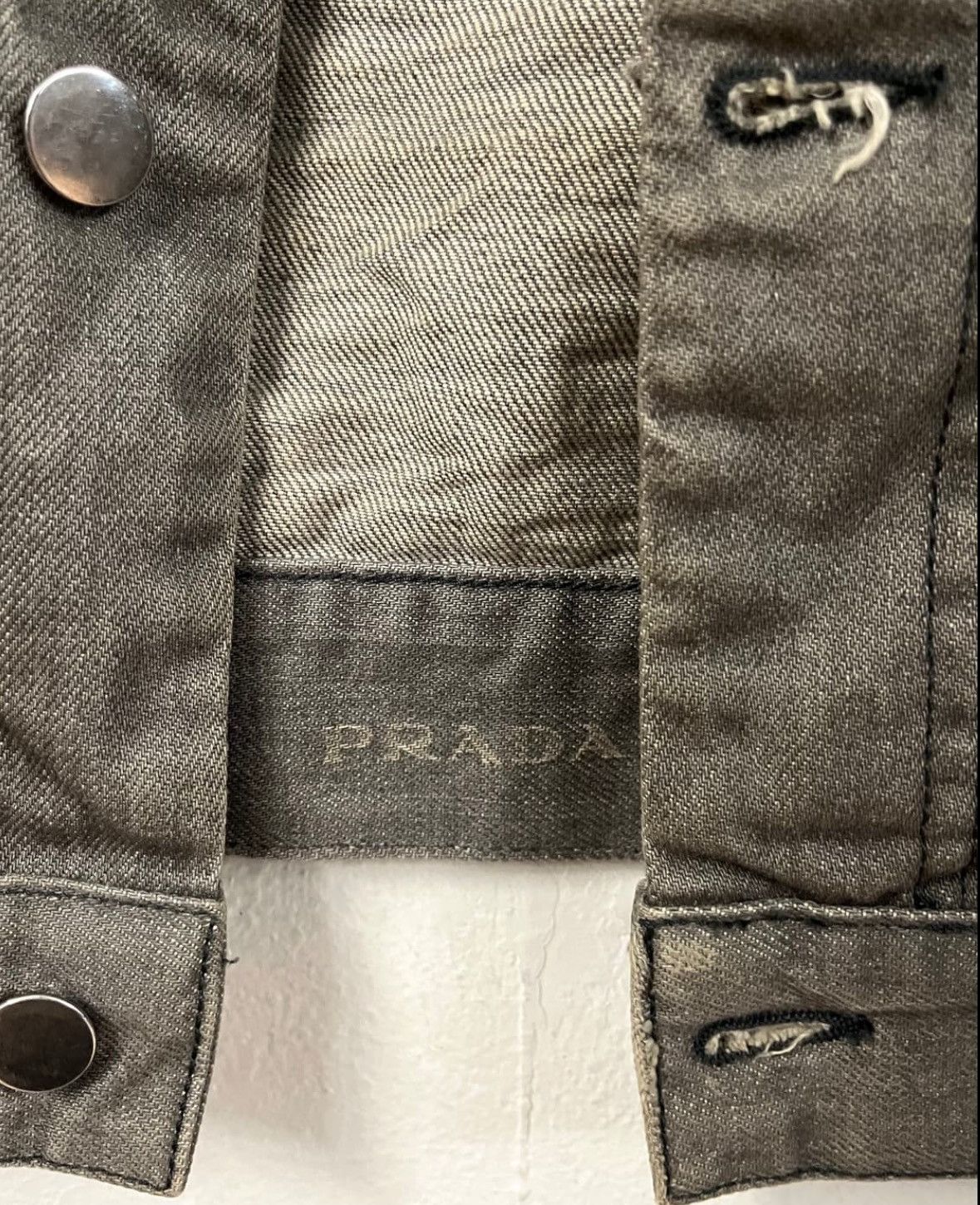Prada 2006 Archive Prada Denim Jacket Size US L / EU 52-54 / 3 - 6 Thumbnail