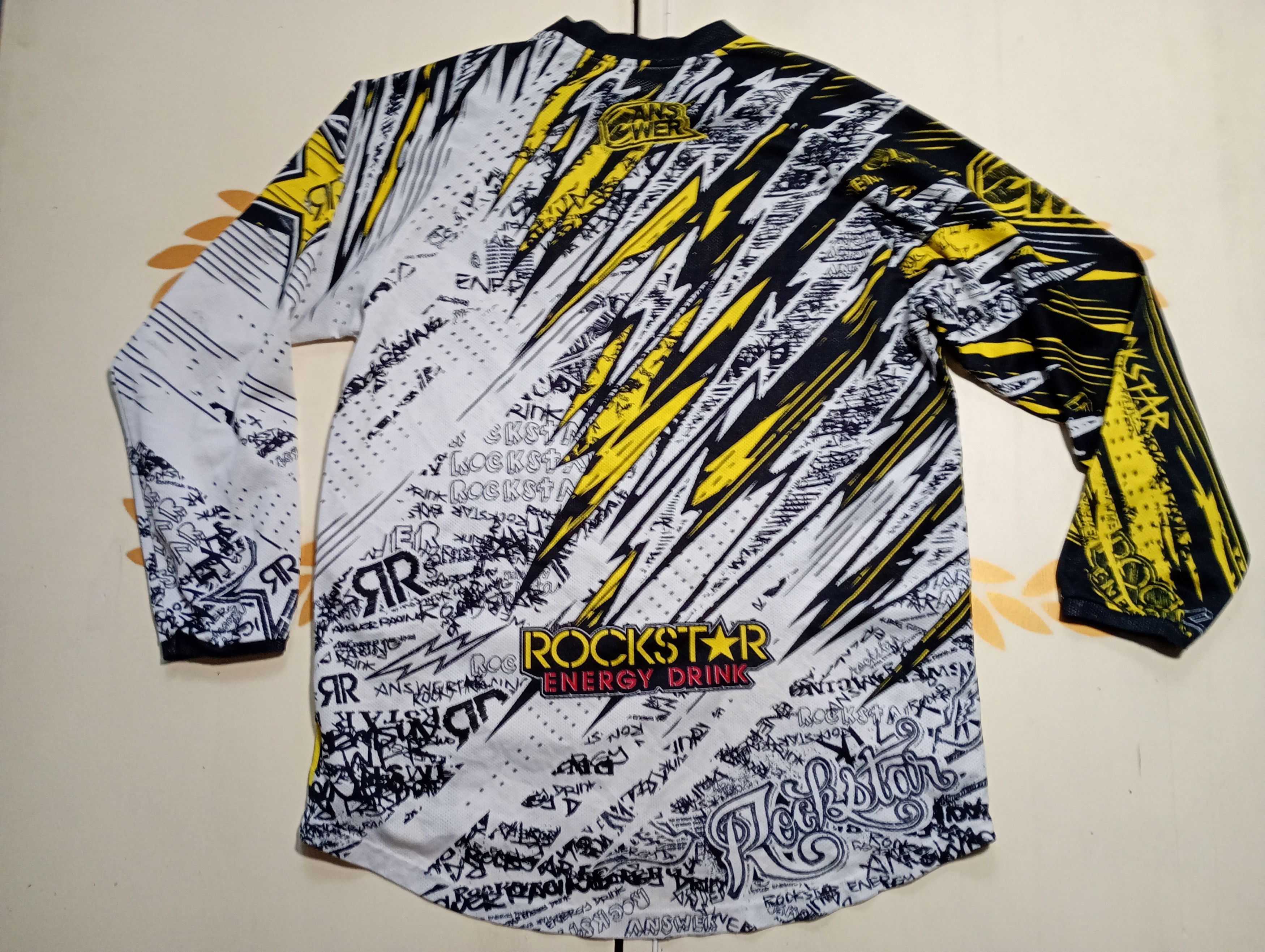 Vintage Answer Racing x Rockstar Motocross Jersey Y2k Size US M / EU 48-50 / 2 - 8 Thumbnail