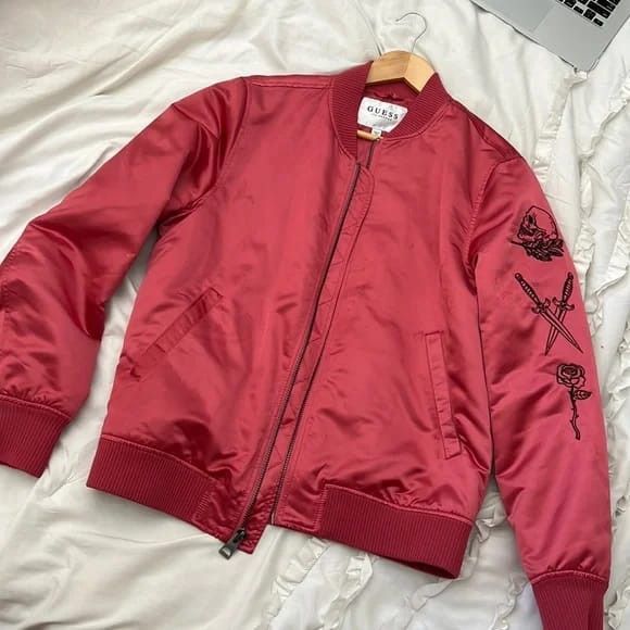 Guess Guess Alpine embroidered satin jacket Size US M / EU 48-50 / 2 - 1 Thumbnail