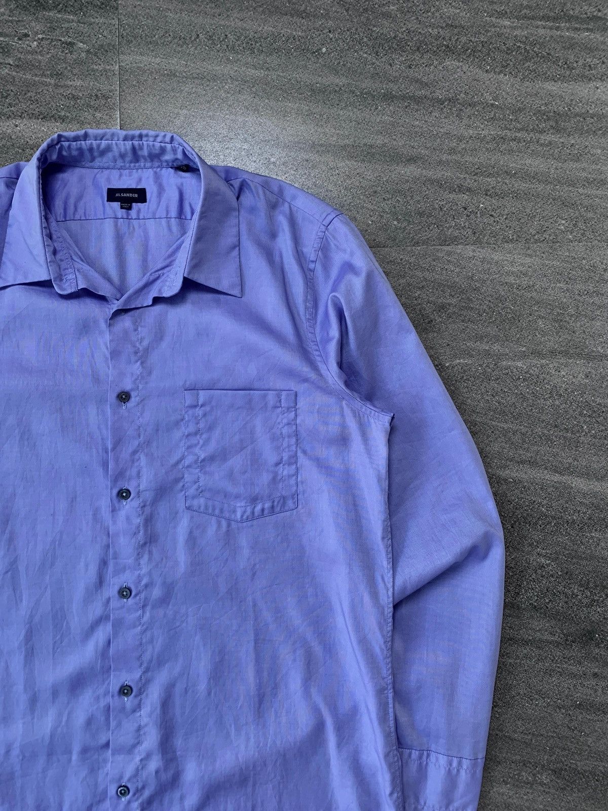 Jil Sander FREE TAX! Tailor Made Cotton Shiny Shirt Size US M / EU 48-50 / 2 - 3 Thumbnail