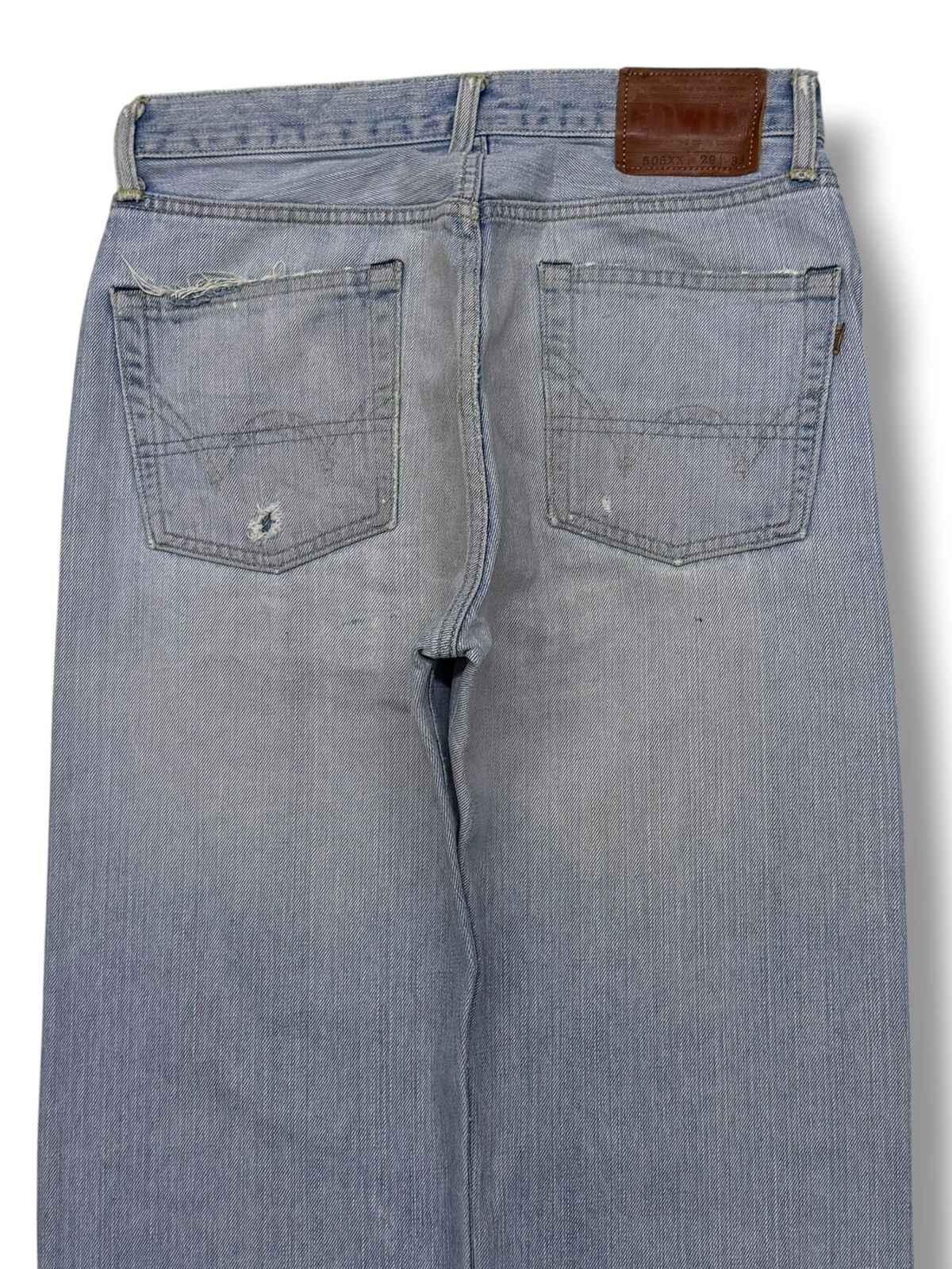 Edwin Vintage EDWIN 505XX Selvedge Denim Jeans Japan | W29 Size US 29 - 5 Thumbnail