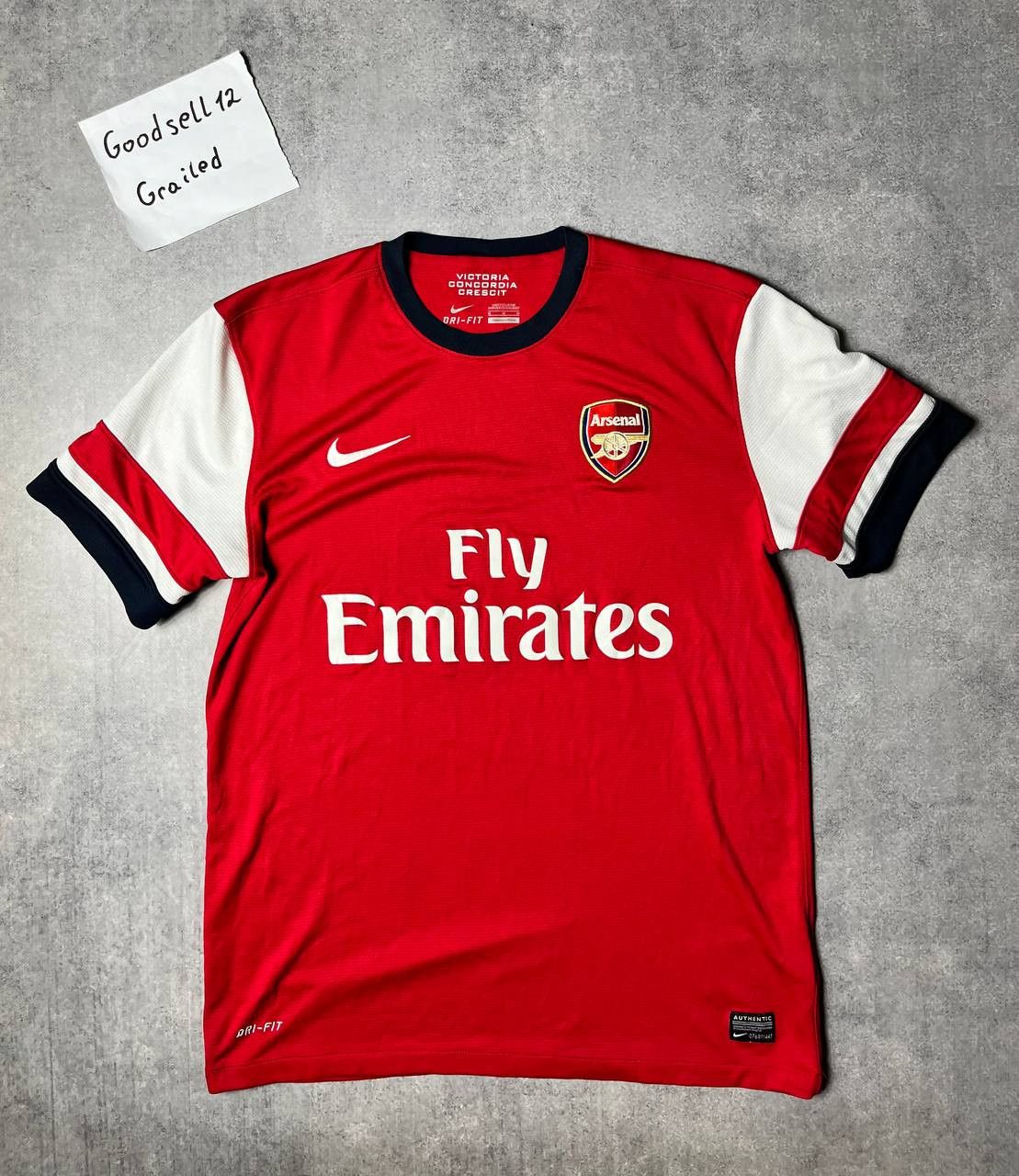 NIKE 04-05 ゲームシャツ Arsenal プリント 刺繍 赤 白 XL NIKE 04-05 ゲームシャツ Arsenal プリント 刺繍 赤 白 XL