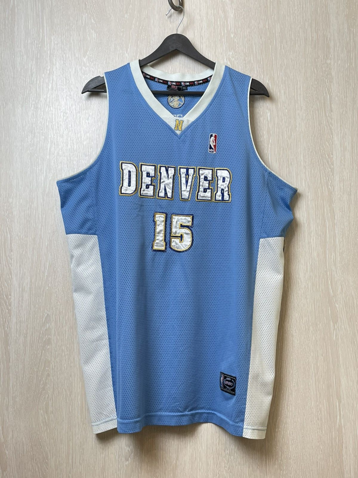 NBA Vintage Denver Nuggets Jersey Carmelo Anthony NBA #15 Size US XXL / EU 58 / 5 - 1 Thumbnail