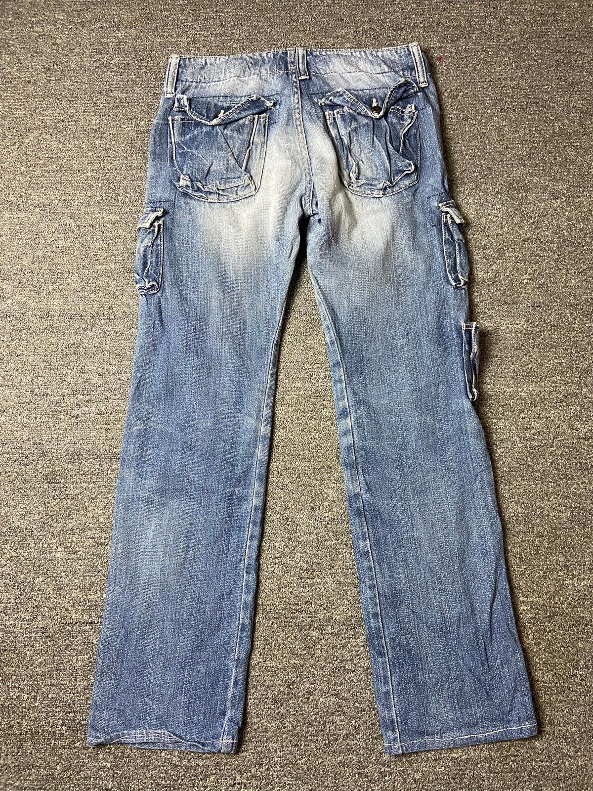 Johnbull Johnbull Kojima Japan Cargo Jeans (143) Size US 29 - 2 Thumbnail